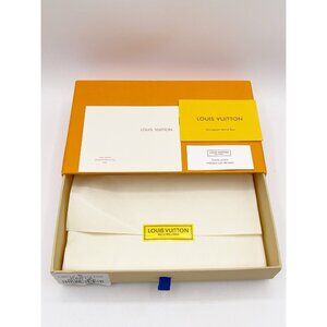 Authentic Louis Vuitton Pull Drawer Empty Wallet Box + Dust Bag Approx 8.25 X 5